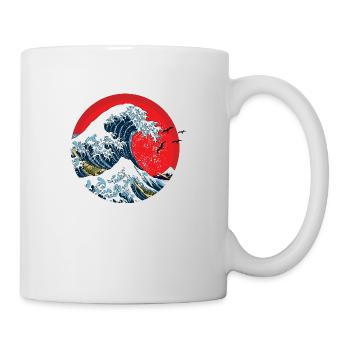 japan wave - Mug - white - Right