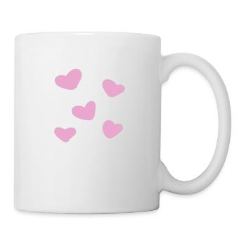 herzen herz - Tasse - Weiß - Rechts
