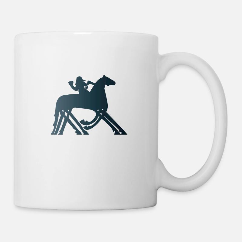 Odin & Sleipnir - Tasse - Weiß