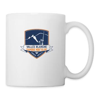 ecusson chamonix das weiße Tal leewarddesign - Tasse - Weiß - Rechts