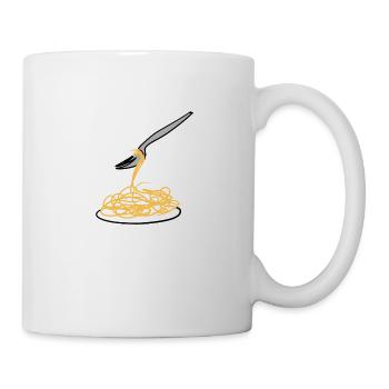 koch essen - Tasse - Weiß - Rechts