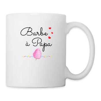 Barbe à papa barbu Idée cadeau original - Mug blanc - blanc - Droite