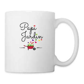Papi Jardin Idée cadeau original - Mug blanc - blanc - Droite