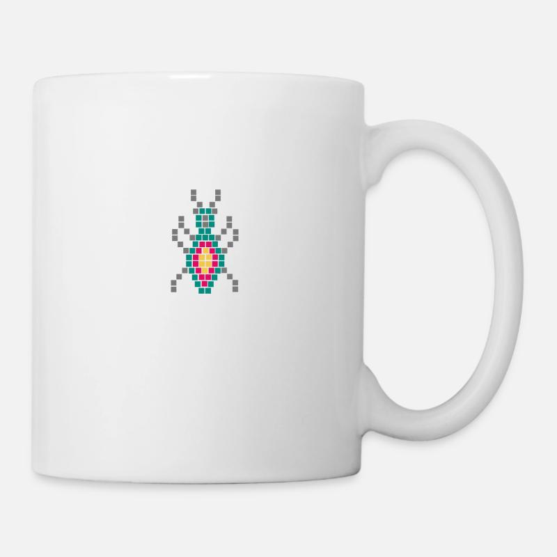 Maya Symbol Ewige Liebe Der Maquech Beetle Tattoo - Tasse - Weiß