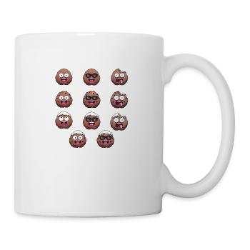 Funny New Year Oliebollen - Mug - white - Right