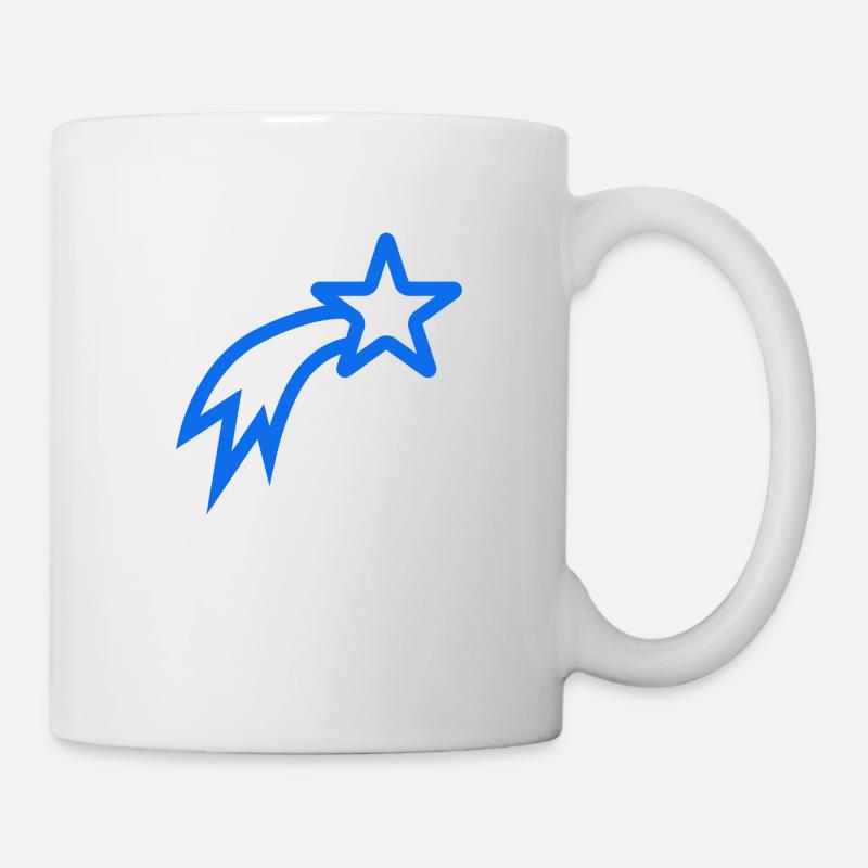 Falling Star Stern - Tasse - Weiß