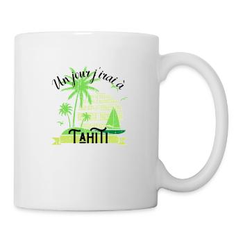 One day I will go to Tahiti - Mug - white - Right