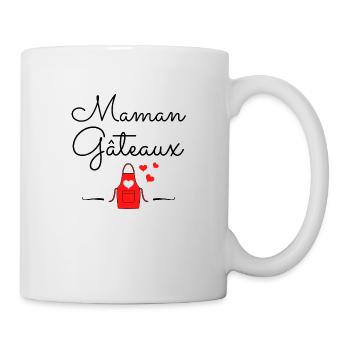 Maman gâteaux Idée cadeau original - Mug blanc - blanc - Droite