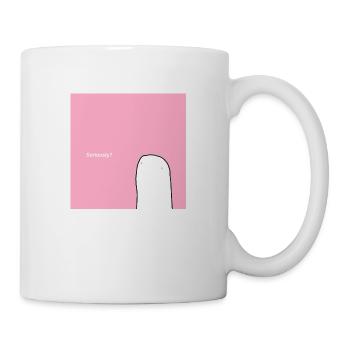 ernst? - Tasse - Weiß - Rechts
