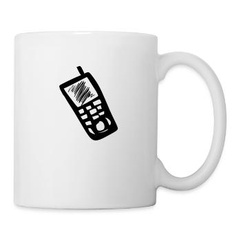 Mobile Phone Phone - Mug - white - Right
