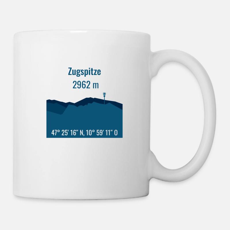 Zugspitze - Tasse - Weiß