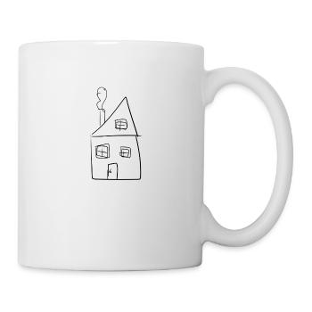 Haus Familie - Tasse - Weiß - Rechts
