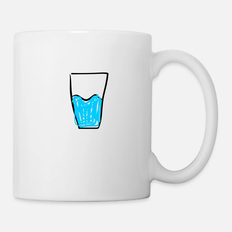 trinken wasser - Tasse - Weiß