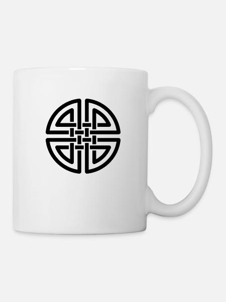 Nœud celte - Mug blanc - blanc