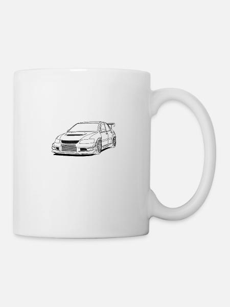 Lancer outlines - Tasse - Weiß