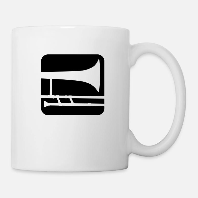 trombone - Tasse - Weiß