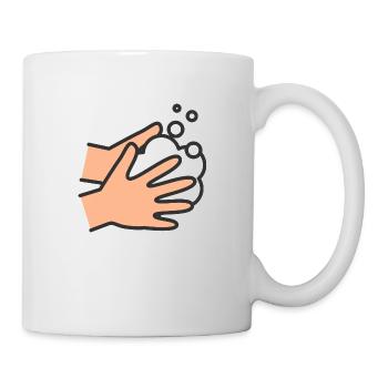 Wash hands Icon - Mug - white - Right