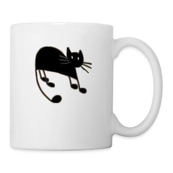 Chat - Mug blanc - blanc - Droite