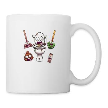 Éléments de toilette - Mug blanc - blanc - Droite