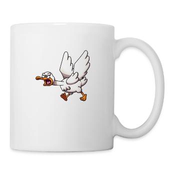 Attacking Goose - Mug - white - Right