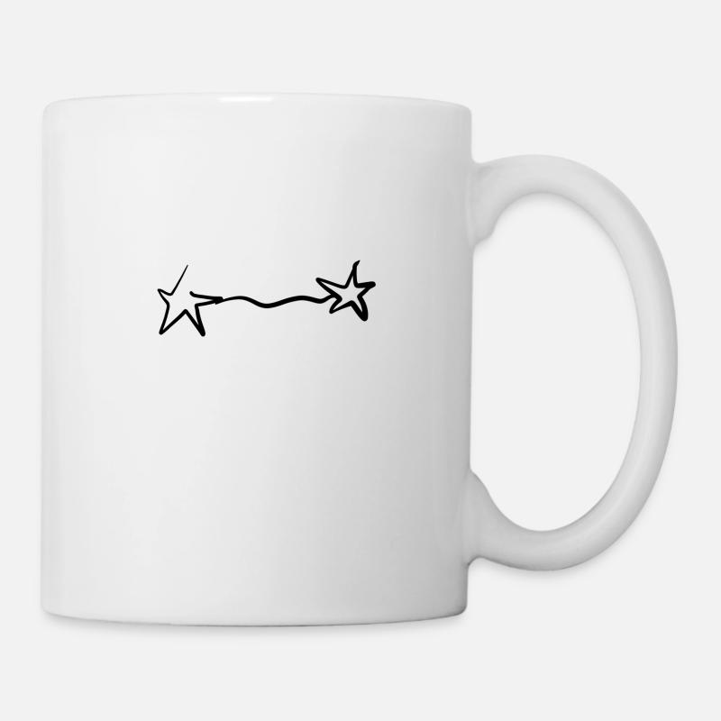 étoile étoile - Mug blanc - blanc