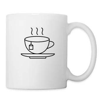 Tasse Tee - Tasse - Weiß - Rechts
