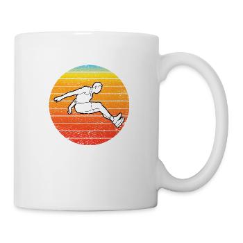 Long Jump Triple Jump Long Jump Sports Instructor - Mug - white - Right