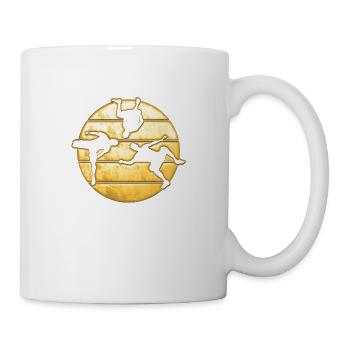 Parkour Freerunner Traceur Le Parcour Gold - Tasse - Weiß - Rechts