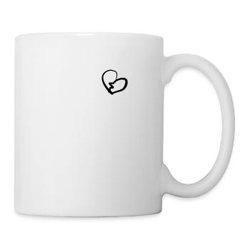 heart broken - Mug - white - Right
