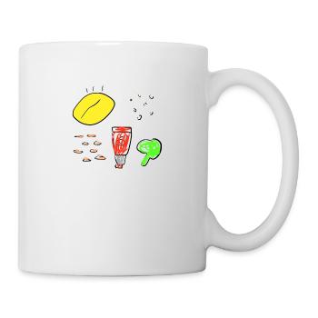 eat potato - Mug - white - Right