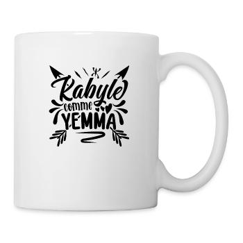 Kabyle als Yemma - Tasse - Weiß - Rechts