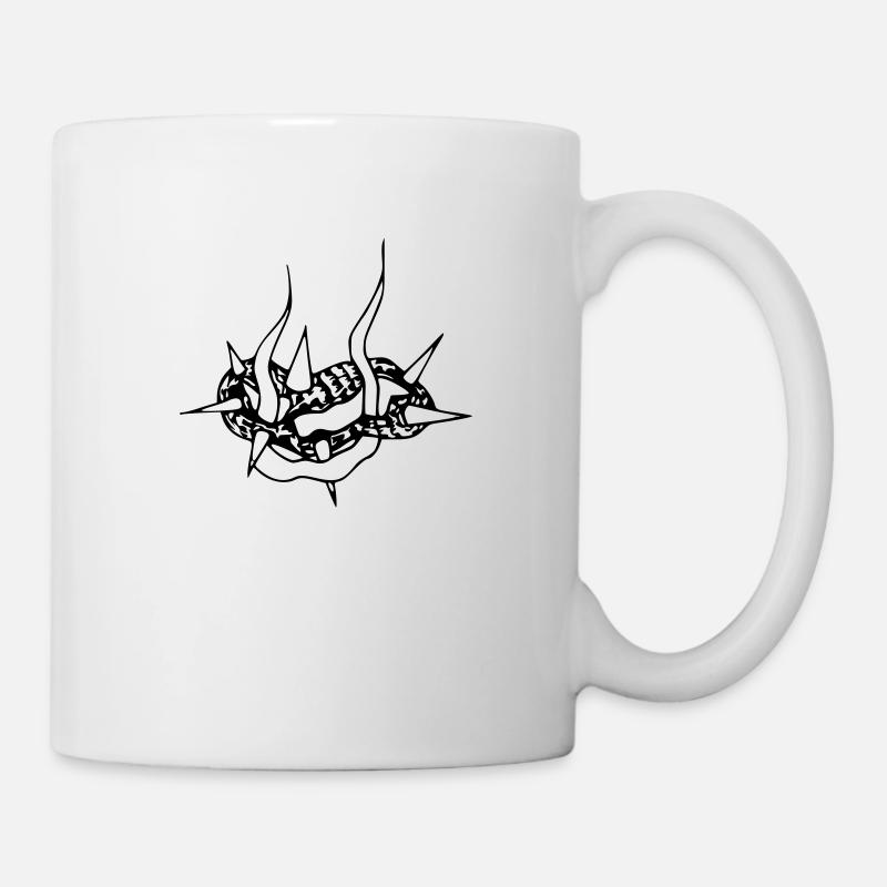 Dornen Kreis - Tasse - Weiß