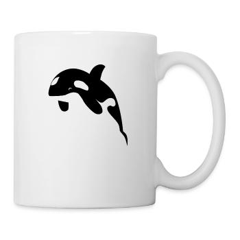 Orca / Killer Wal - Tasse - Weiß - Rechts
