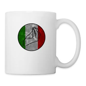 Italian Hand Gesture Italia Italy Italiano - Mug - white - Right