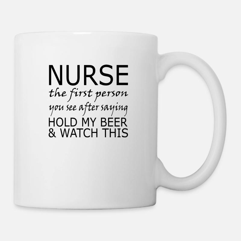 Nurse Krankenschwester Corona - Tasse - Weiß