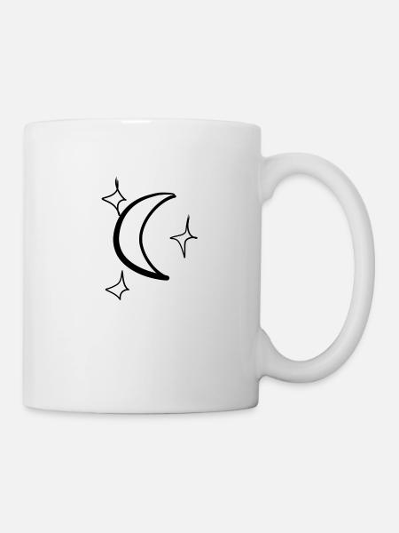 Étoile étoilée - Mug blanc - blanc