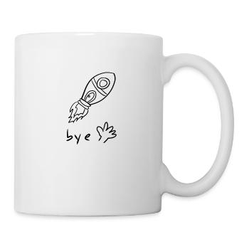 Rocket Bye au revoir - Mug blanc - blanc - Droite