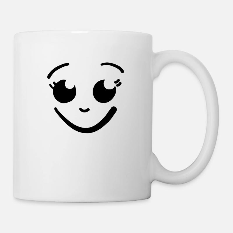 just smile - Mug - white