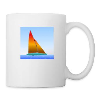 Segelschiff - Tasse - Weiß - Rechts