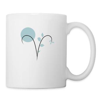 Astrologisches Zeichen widder Widder - Tasse - Weiß - Rechts