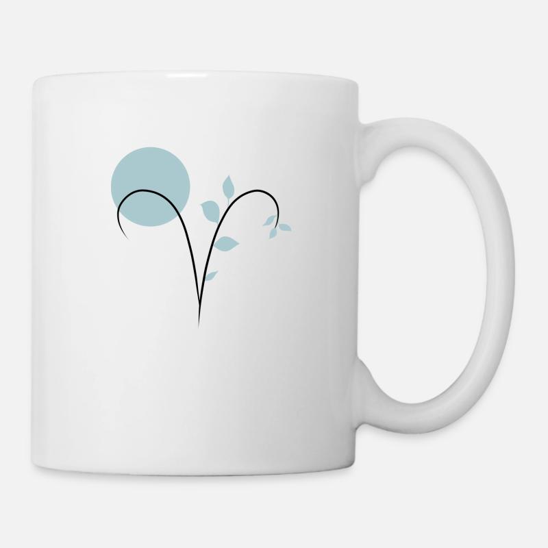 Astrological sign ram Aries - Mug - white
