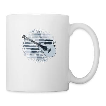 Gitarre - Tasse - Weiß - Rechts