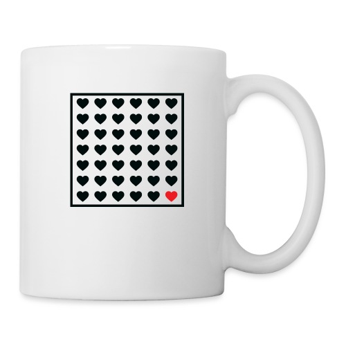 Heart Square - Mug blanc