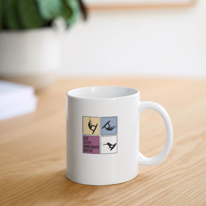 wakeboard wakeboarder cable wasserratte repeat Mug