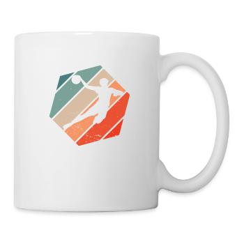 Handballer Handball Kinder Handballspielen Jungs M - Tasse - Weiß - Rechts