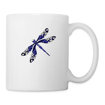 Libellule - Mug blanc - blanc - Droite
