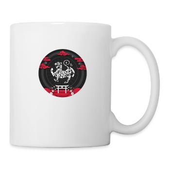KARATE KANJI TIGER - Mug - white - Right