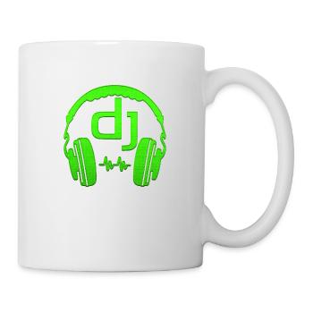 casque-musique-dj - Mug blanc - blanc - Droite