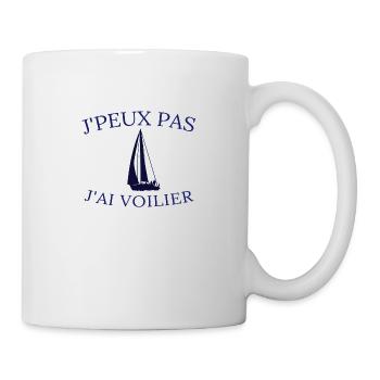 Superbe JPEUX PAS J AI VOILIER VOILEUX PLAISANCE - Mug blanc - blanc - Droite