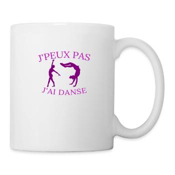 TOP!! Jpeux pas j'ai danse danseuse accrobatique - Mug blanc - blanc - Droite